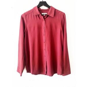 Orvis Women's Red Button Down Shirt